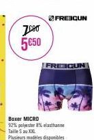 7000  5€50  Boxer MICRO  92% polyester 8% elasthanne Taille S au XXL Plusieurs modeles disponibles  FRESICUN  FREBGUN 