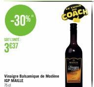 -30%"  SOIT L'UNITÉ  3€37  LE CHOLE  COACH  MAILE  Nov 