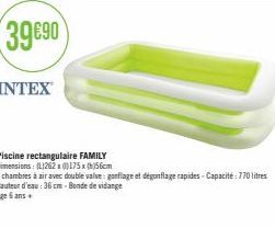 piscine rectangulaire Intex