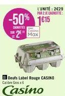 CARNITIES  L'UNITÉ: 2€29 PAR 2 JE CAGNOTTE  -50% 1€15  Casino  2² Max 