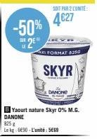 yaourt nature Danone