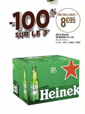 bière blonde Heineken