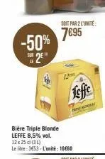 bière leffe