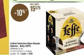 bière blonde leffe