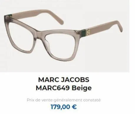 marc jacobs marc649 beige  prix de vente généralement constaté 179,00 € 