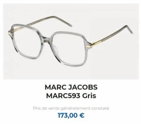 marc jacobs marc593 gris  prix de vente généralement constaté  173,00 € 