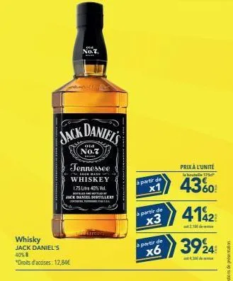 whisky jack daniel's