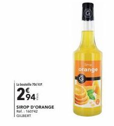 sirop Orange