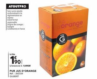 jus d'orange Orange