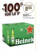 Bière blonde Heineken offre sur Hypermarché Casino
