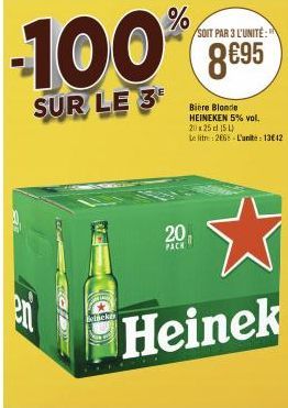 bière blonde Heineken