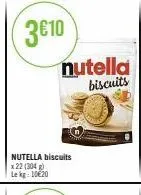 biscuits nutella