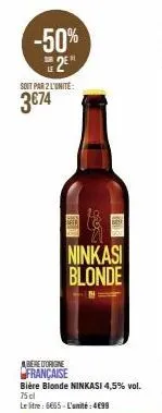 bière blonde 