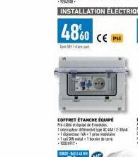 COFFRET ÉTANCHE ÉQUIPÉ Pré-modules  ply 43A/3-30 1 dijancher 11 preda 11 de  ..  CEIPAS 