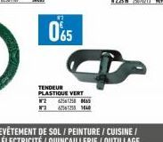 065  TENDEUR PLASTIQUE VERT N242561258 064 3621617151640 