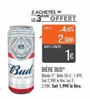 bière Budweiser