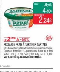fromage frais Tartare