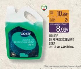 liquide de refroidissement Cora