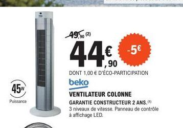 ventilateur Beko