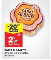 soldes Saint Albray