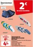 MINI SOCQUETTES ENFANT FEMME OU HOMME INEXTENSO offre à 4,99€ sur Auchan