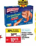 Gambas rouges Pescanova offre à 10,15€ sur Cora