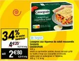 Lasagne aux légumes Cassegrain offre à 2,8€ sur Cora