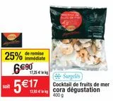 Fruits de mer Cora offre à 5,17€ sur Cora