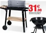 Barbecue avec étageres offre à 31,99€ sur Bazarland