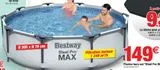 Piscine hors-sol Steel Pro M offre à 149€ sur Bazarland