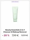 OFFRE SPÉCIALE  KIKO  Beauty Essentials 2-In-1 Cleanser & Makeup Remover  - 20 % 7,99 € 9,99 €  offre sur Kiko