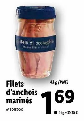 filets d'anchois