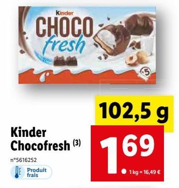 chocolats Kinder