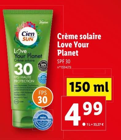 crème solaire