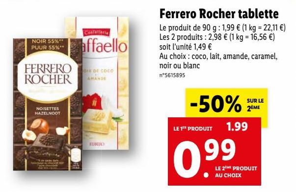 bonbons Ferrero Rocher