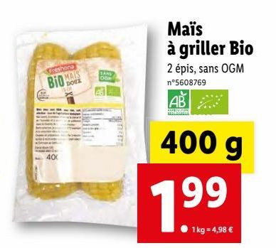 maïs grillé