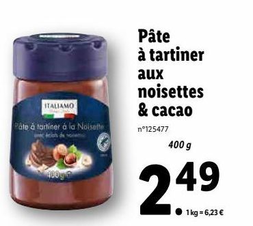 pâte à tartiner aux noisettes