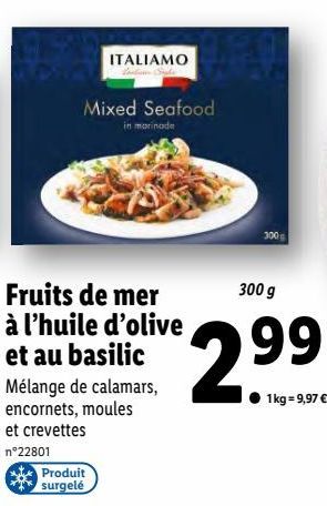 fruits de mer