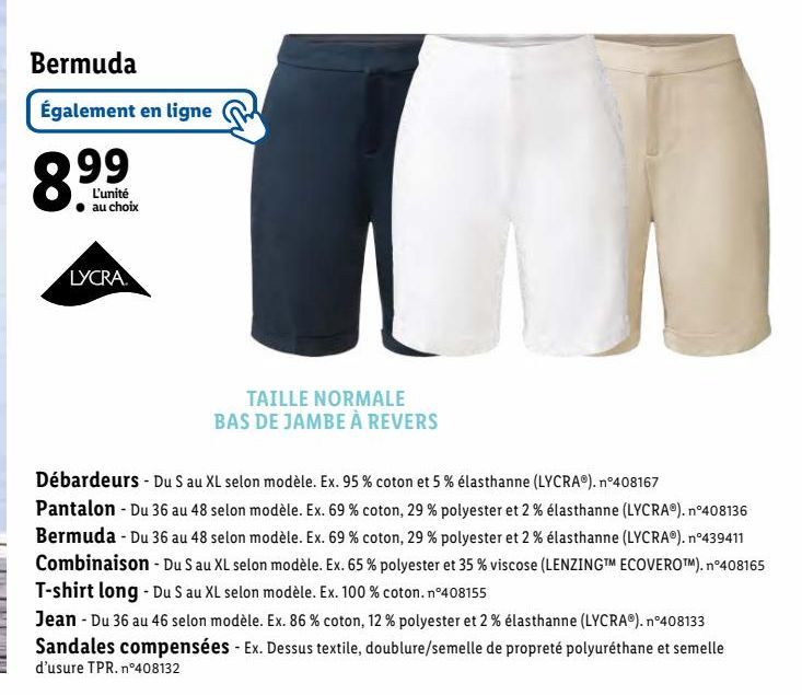 bermudas