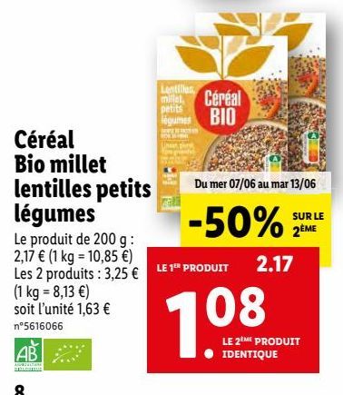 céréales bio