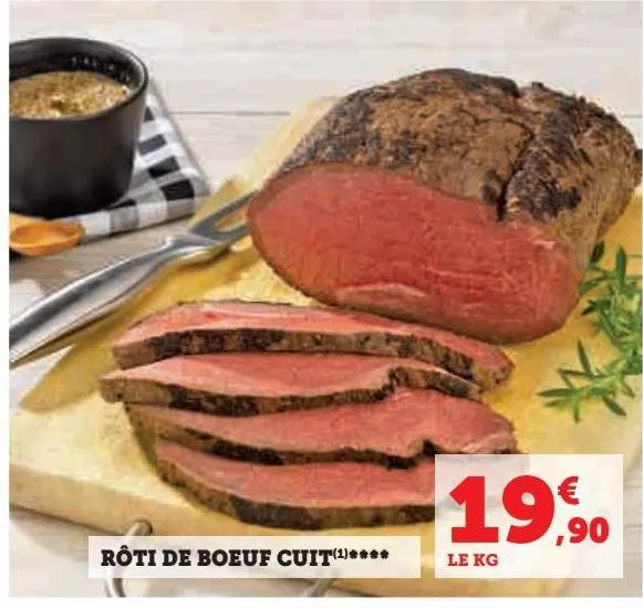 rôti de boeuf cuit