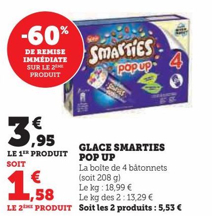 GLACE SMARTIES POP UP