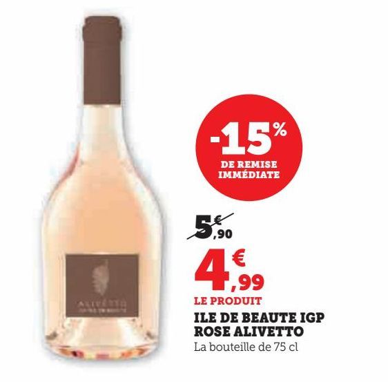 ILE DE BEAUTE IGP ROSE ALIVETTO 