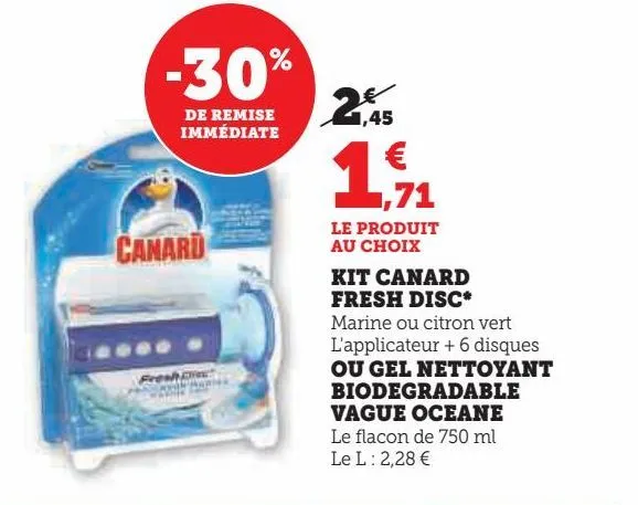 kit canard fresh disc
