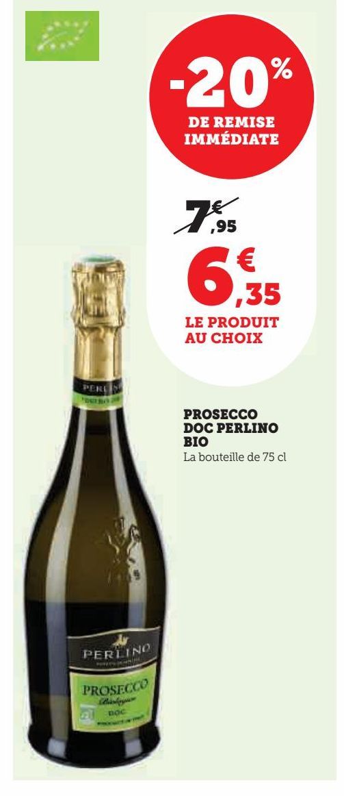 PROSECCO DOC PERLINO BIO