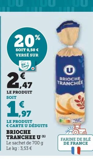 brioche tranchee u