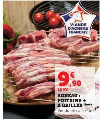 AGNEAU POITRINE A GRILLER