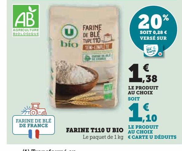 FARINE T110 U BIO