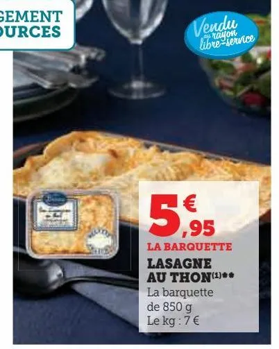 lasagne au thon