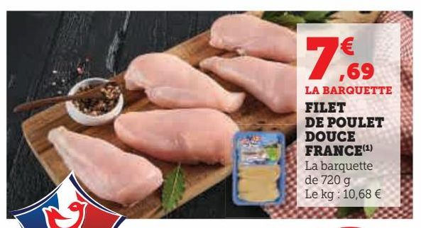 FILET DE POULET DOUCE FRANCE